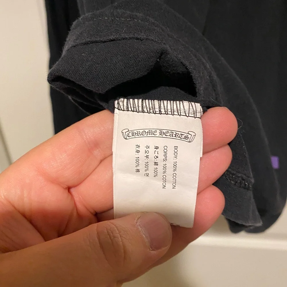 Rare Chrome Hearts Staff Long Sleeve Tee - Picture 4 of 10